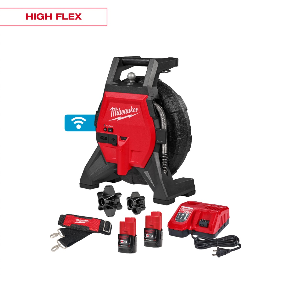 M12™ 85’ High Flex Compact Inspection Camera Kit