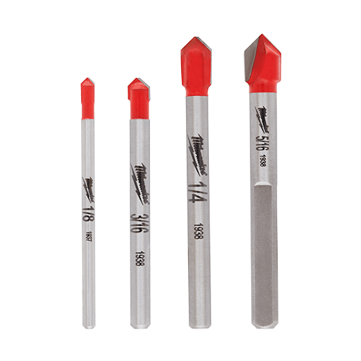 4PC Glass and Tile Bit Set