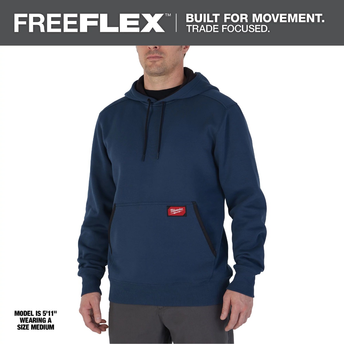FREEFLEX™ Pullover Hoodie - Blue - X-Large