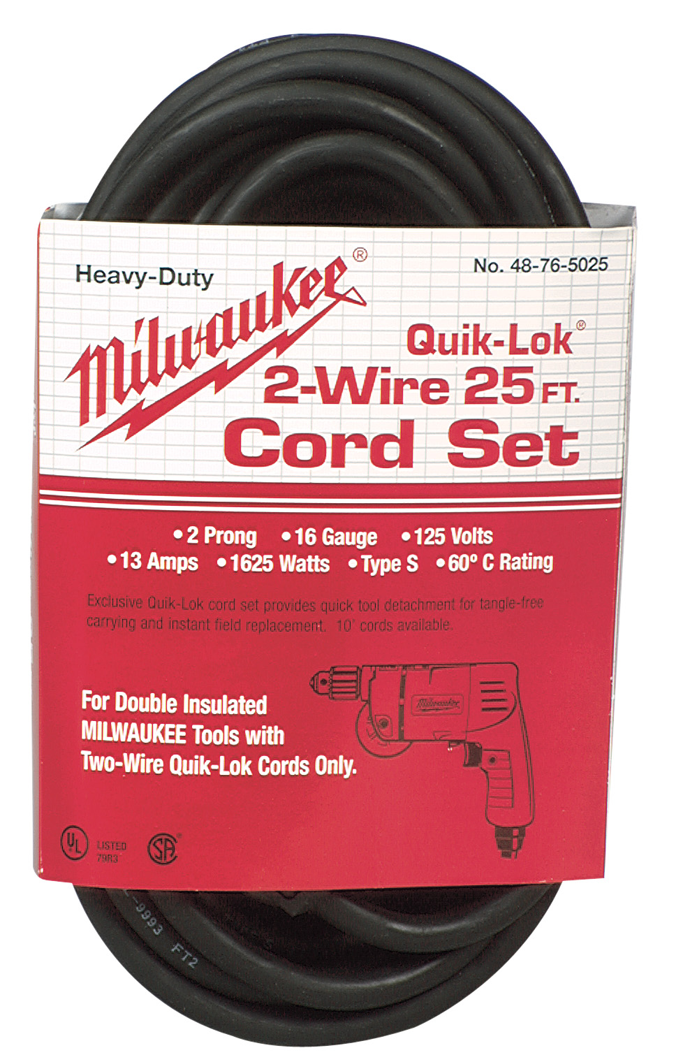 25 ft. 2-Wire QUIK-LOK Cord