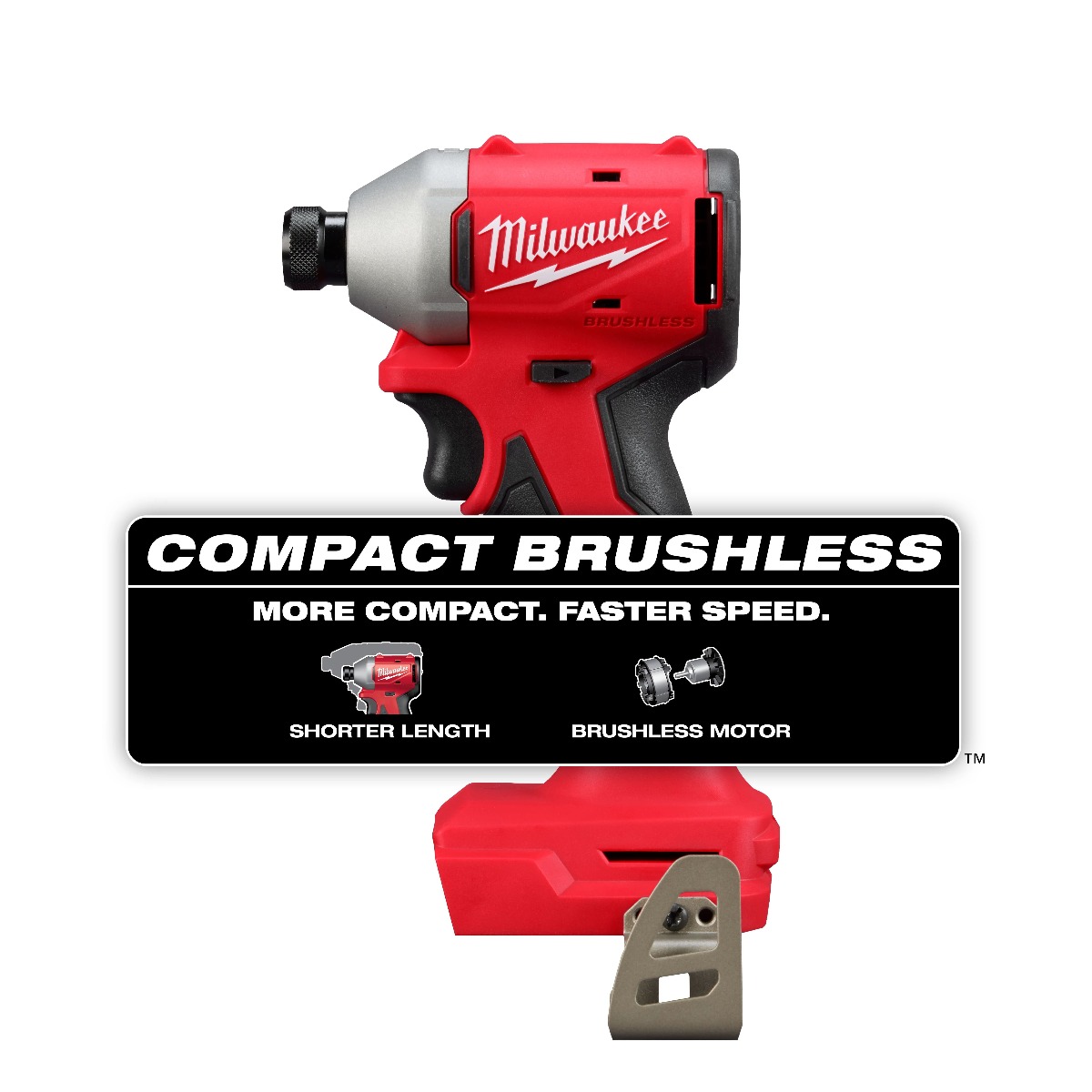 M18™ Compact Brushless 1/4" Hex Impact Driver