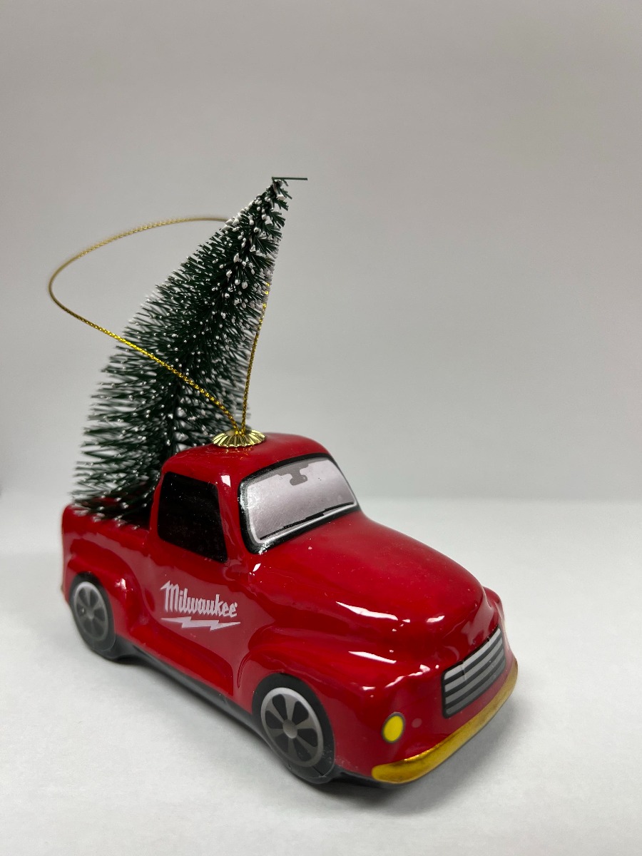 Milwaukee Ornament Truck W/ Tree