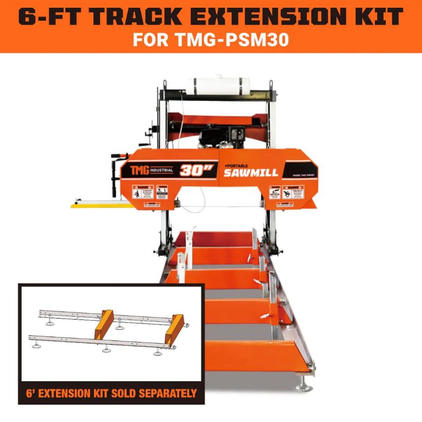 6-ft Track Extension Kit for TMG-PSM30 Portable Sawmill
