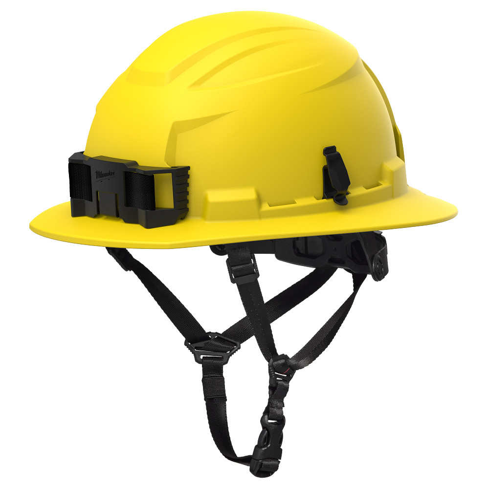 BOLT™ Yellow Full Brim Safety Helmet – Type 2, Class E