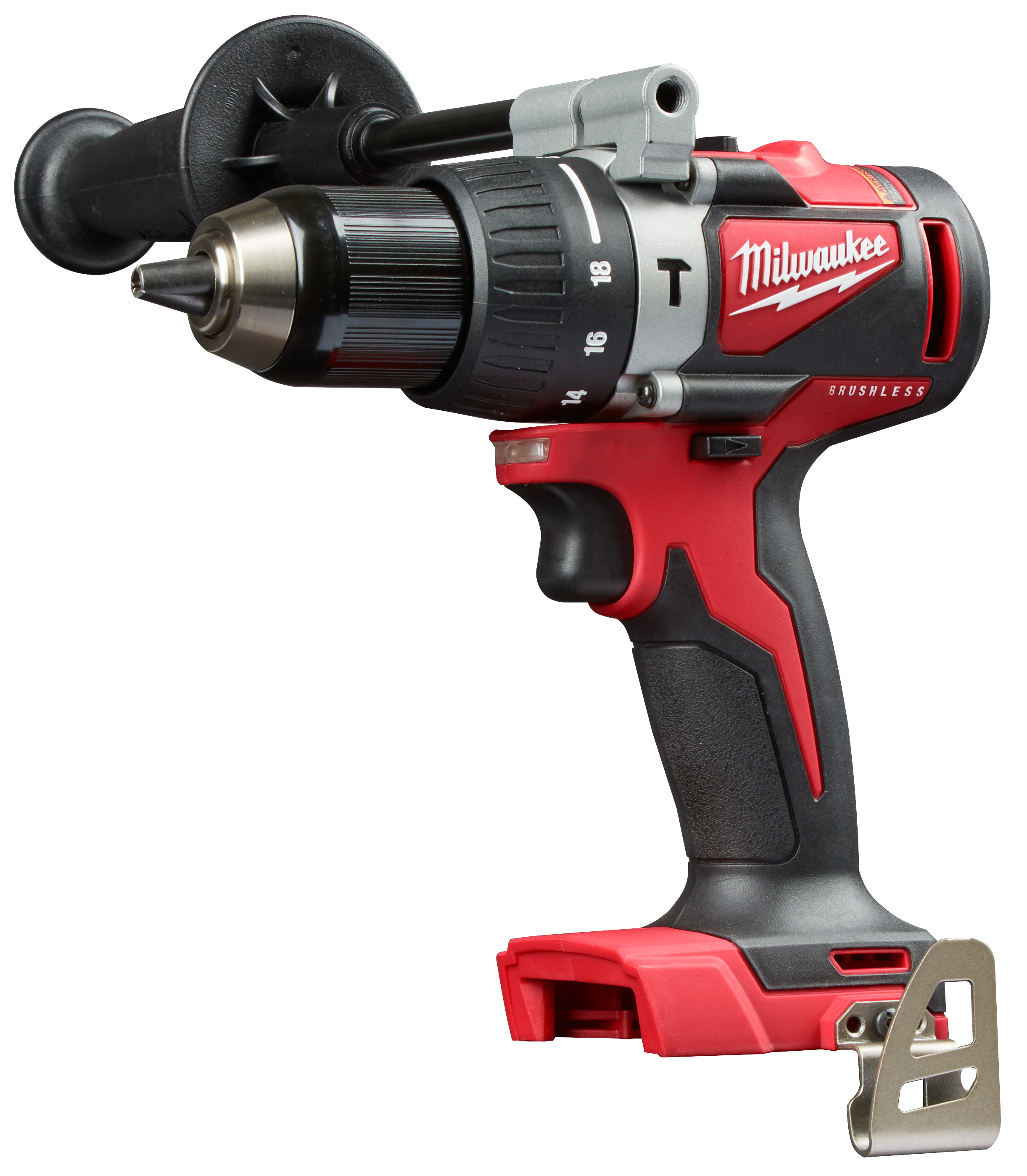 M18 18 Volt Lithium Ion Cordless 1/2 in. Brushless Hammer Drill  - Tool Only