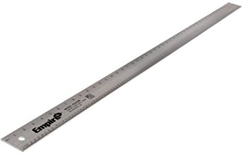 48'' Aluminum Straight Edge (inch/metric graduations) 