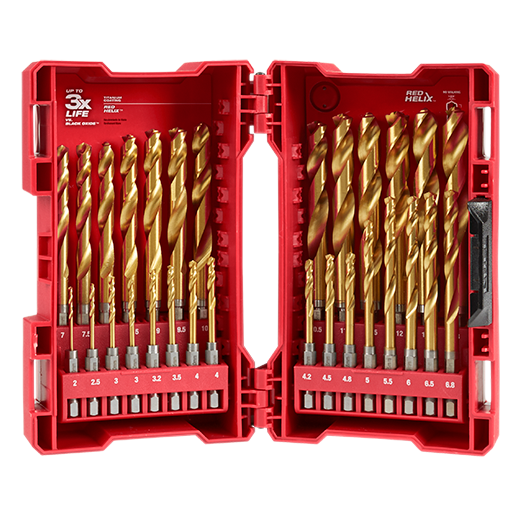 SHOCKWAVE™ RED HELIX™ Titanium Metric Set - 29 PC