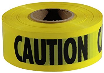 200' x 3'' CAUTION CUIDADO BARRICADE TAPE