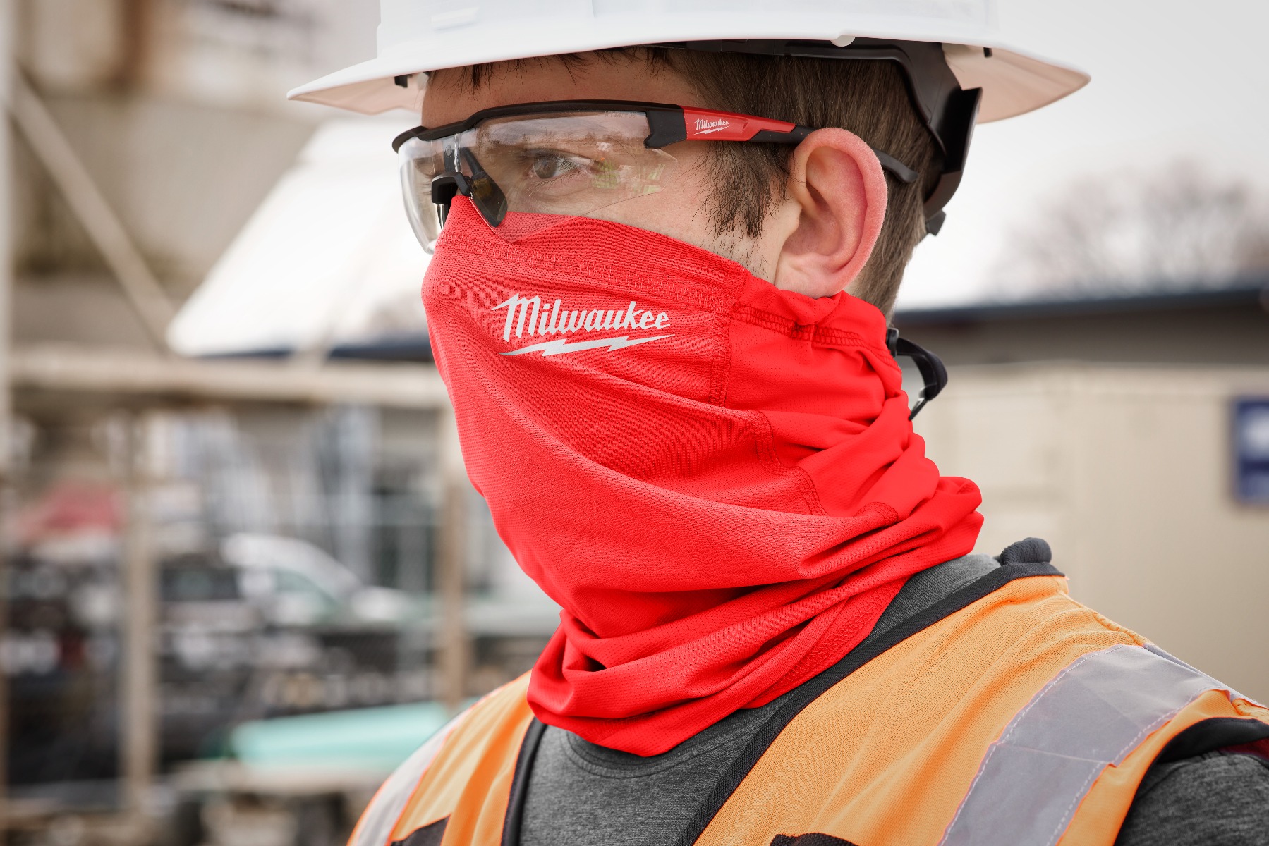 WORKSKIN NECK GAITER - RED