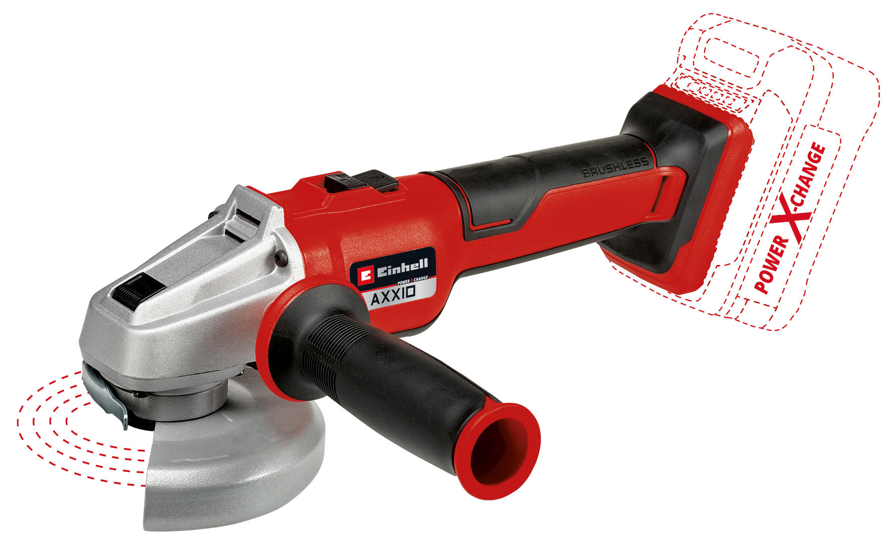 AXXIO 18/115 Q Li-Solo - 18V 4-1/2" Cordless Angle Grinder