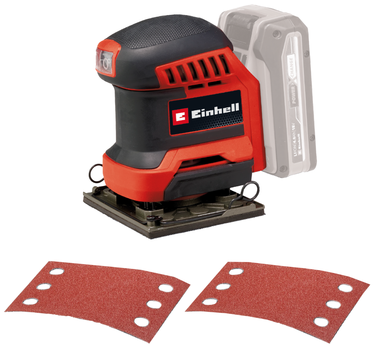 18V Cordless 1/4 Sheet Palm Sander 