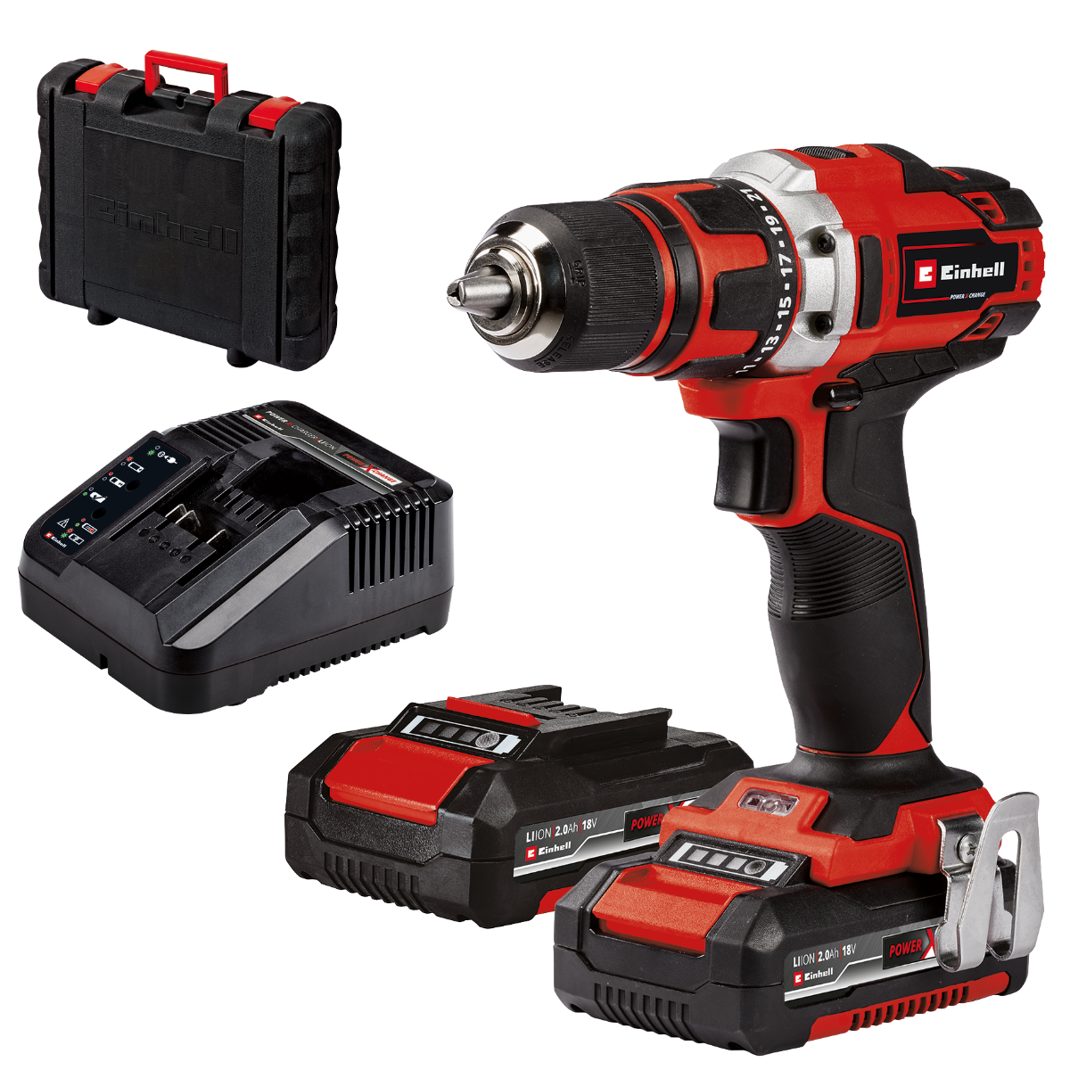 18V 1/2” Cordless Drill Driver Kit -TE-CD 18/40-1 Li