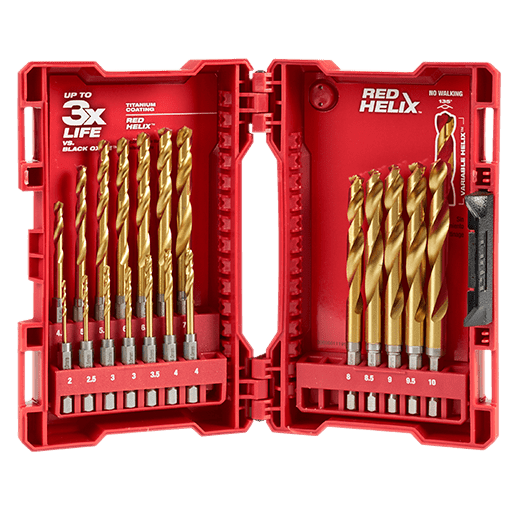 SHOCKWAVE™ RED HELIX™ Titanium Metric Set - 19 PC