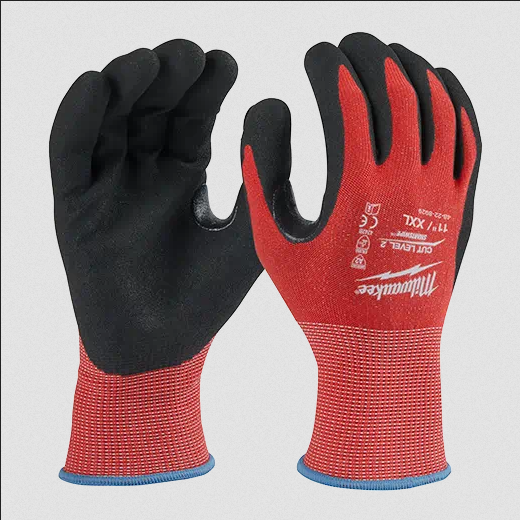 Cut Level 2 Nitrile Dipped Gloves - Size XXL - 1 Pack