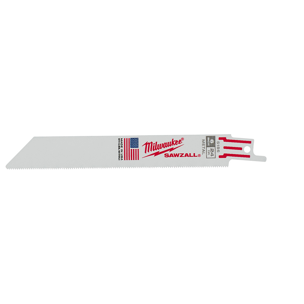 6 in. 24 TPI Thin Kerf SAWZALL Blades - 5 Pack