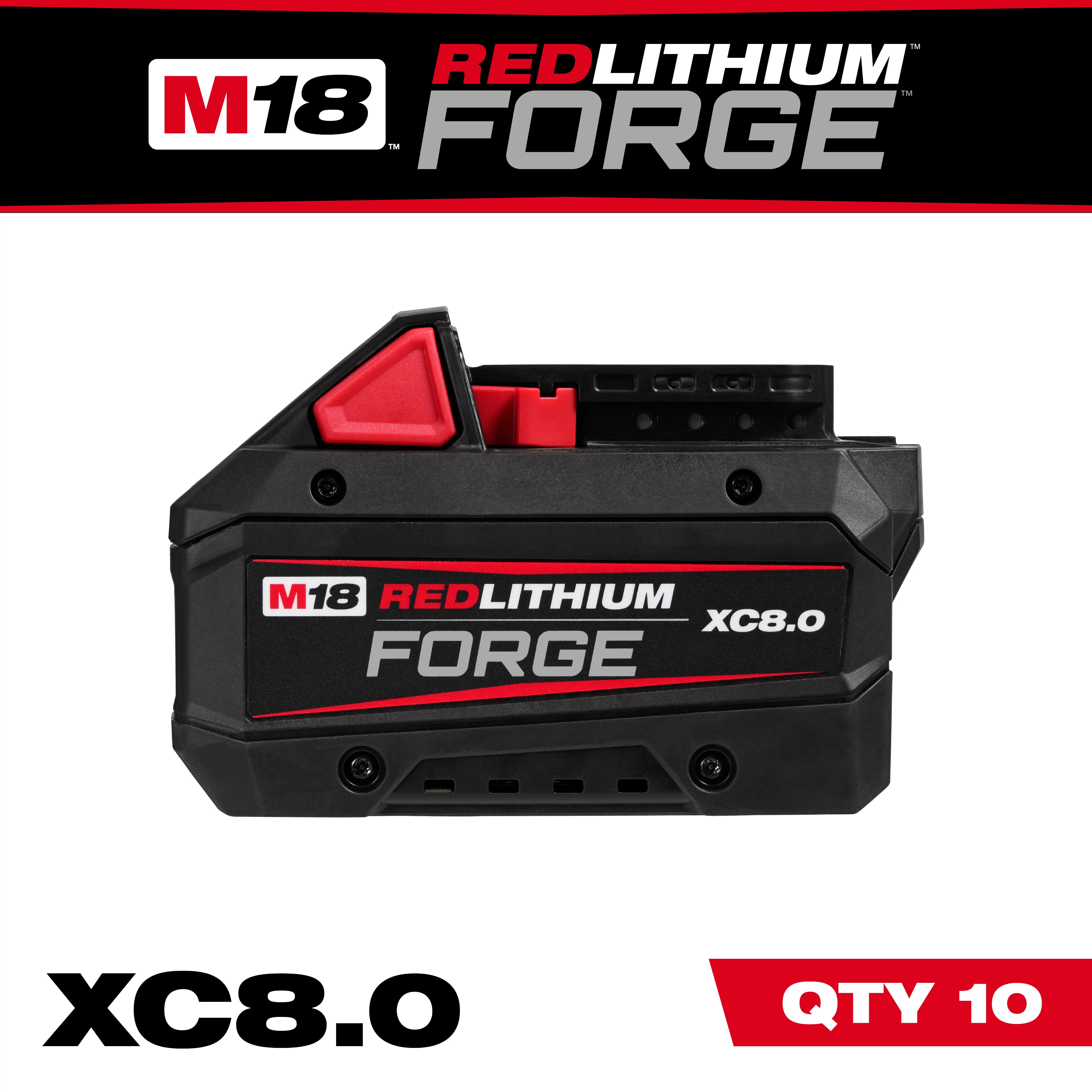 M18™ REDLITHIUM™ FORGE™ XC8.0 Battery (10 Pk)