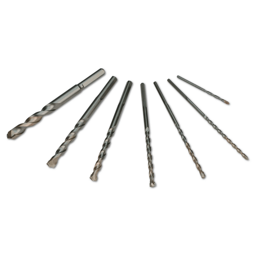 Large SHOCKWAVE™ Carbide Hammer Drill Bit Kit 7pk