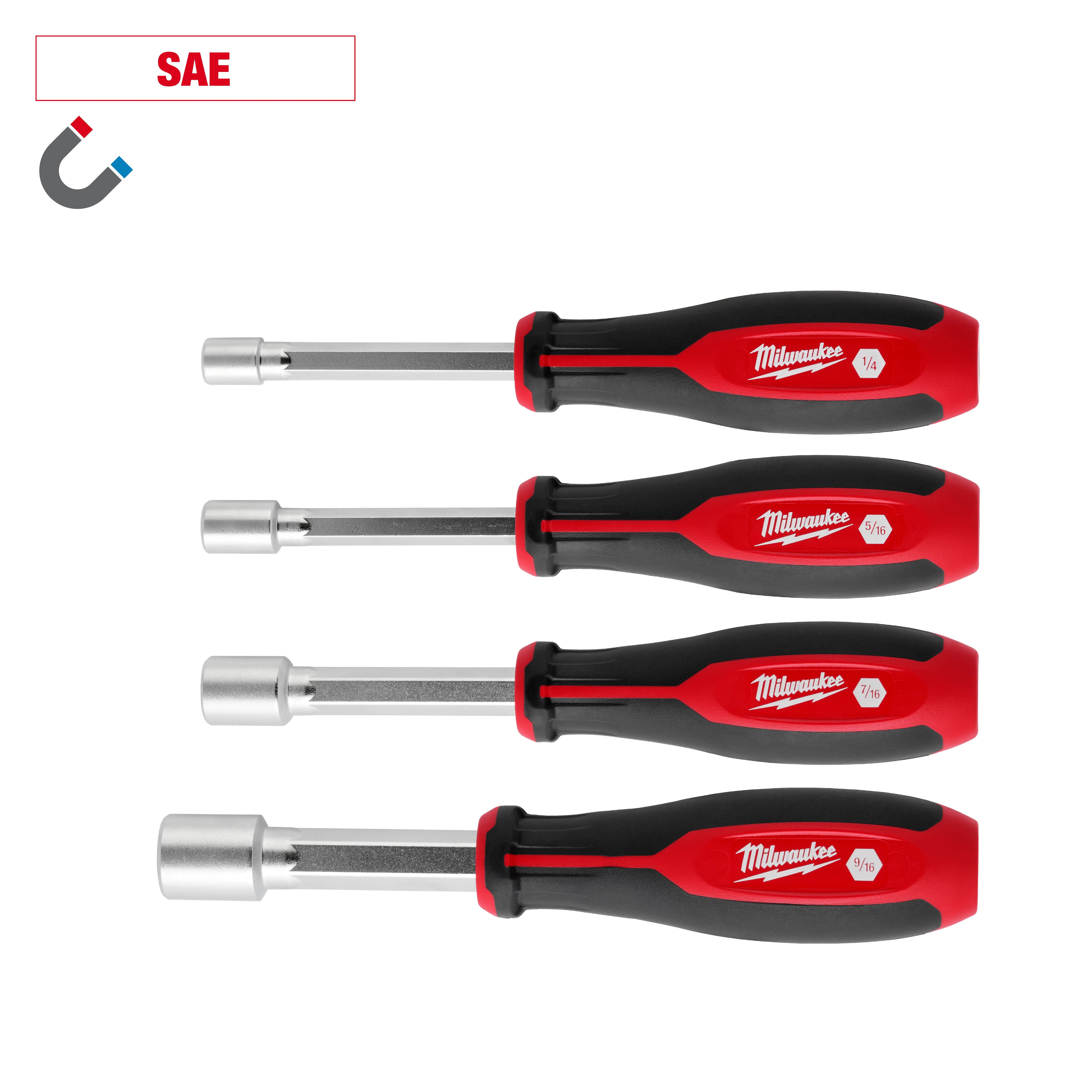 4pc - SAE HOLLOWCORE™ Nut Driver Sets Magnetic