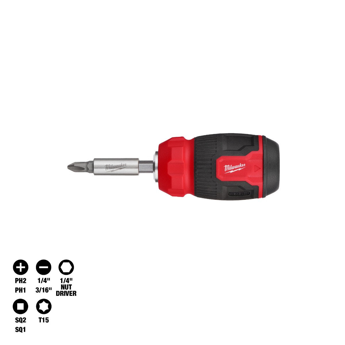 8-in-1 Compact Multi-Bit Screwdriver