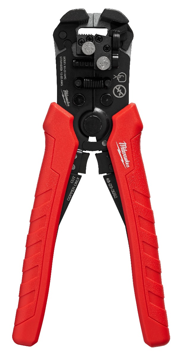 SELF-ADJUSTING WIRE STRIPPER AND CUTTER