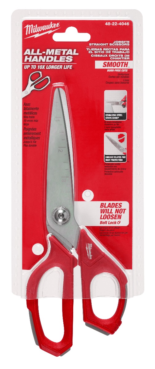 Milwaukee Jobsite Straight Scissors