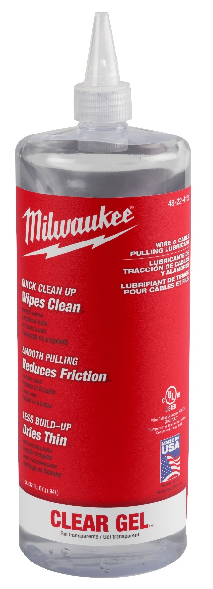 Wire & Cable Pulling Clear Gel Lubricant 