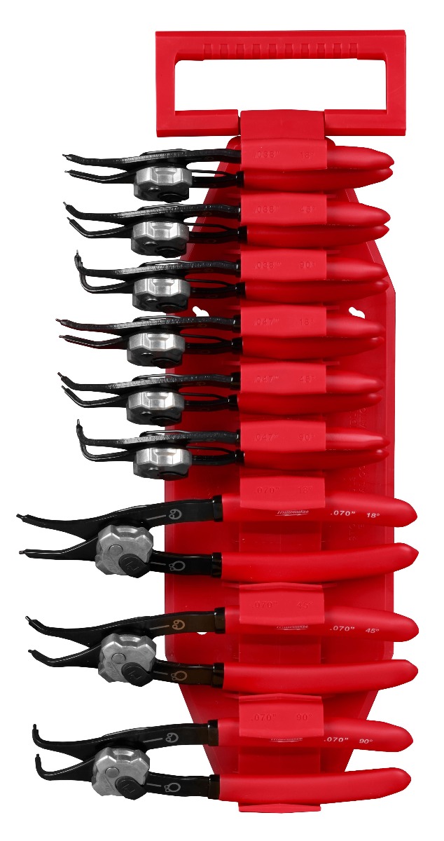 9PC Convertible Snap Ring Pliers Set