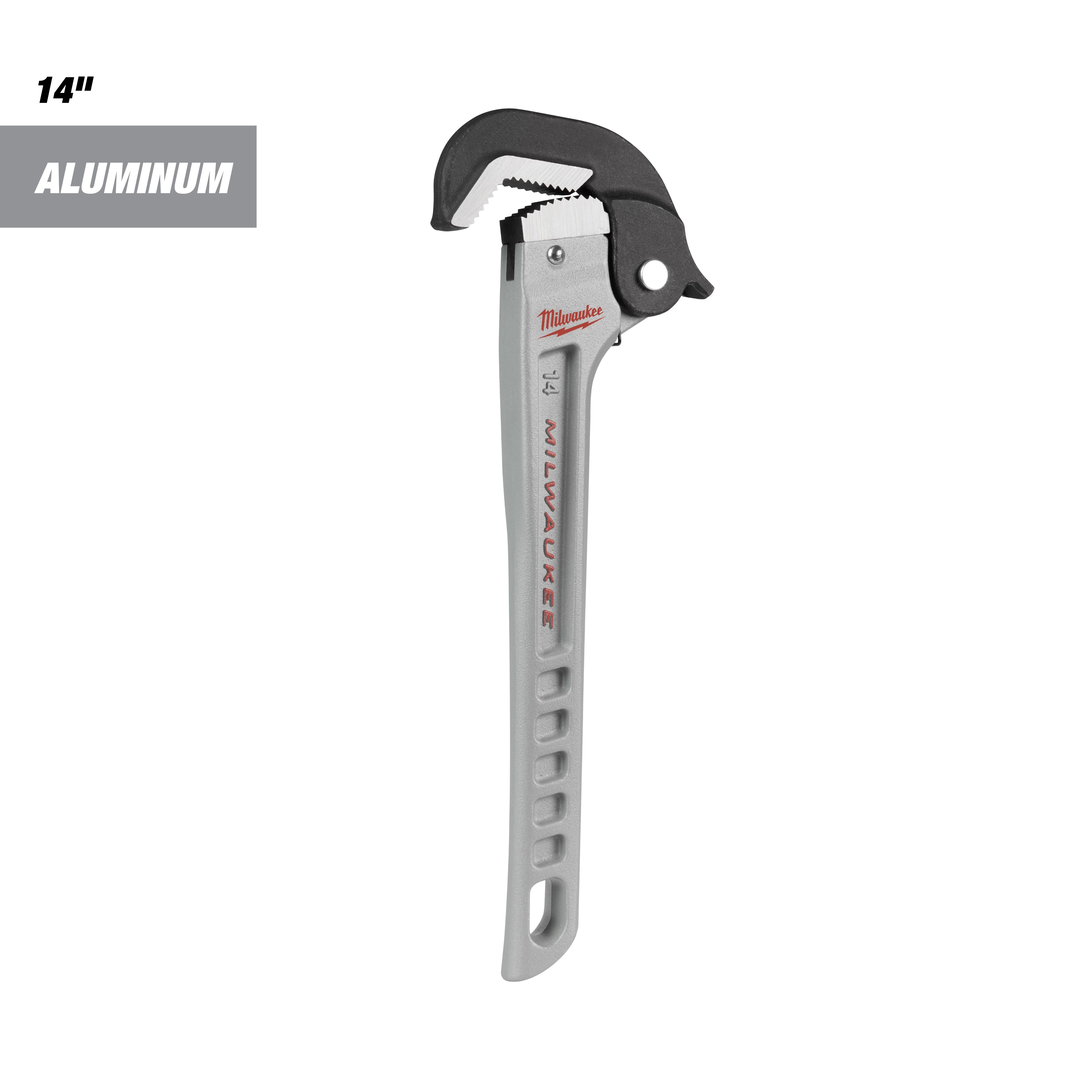 Aluminum Self-Adjusting Pipe Wrenches - 14"