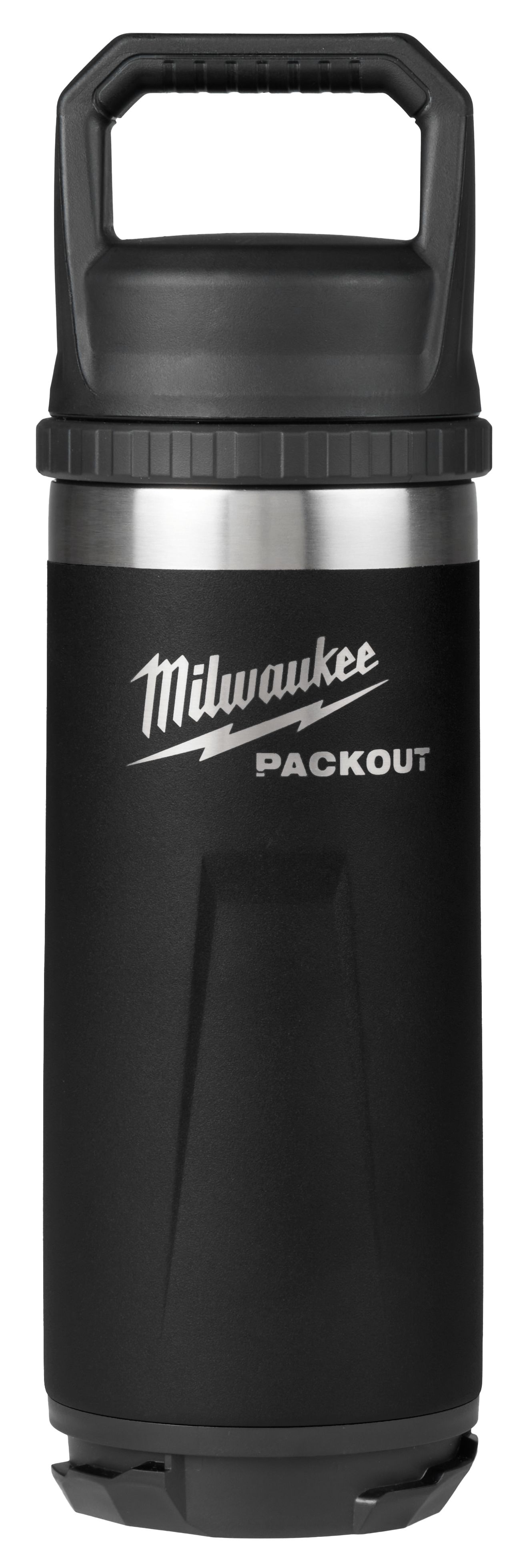 PACKOUT™ 18oz Insulated Bottle with Chug Lid - Black