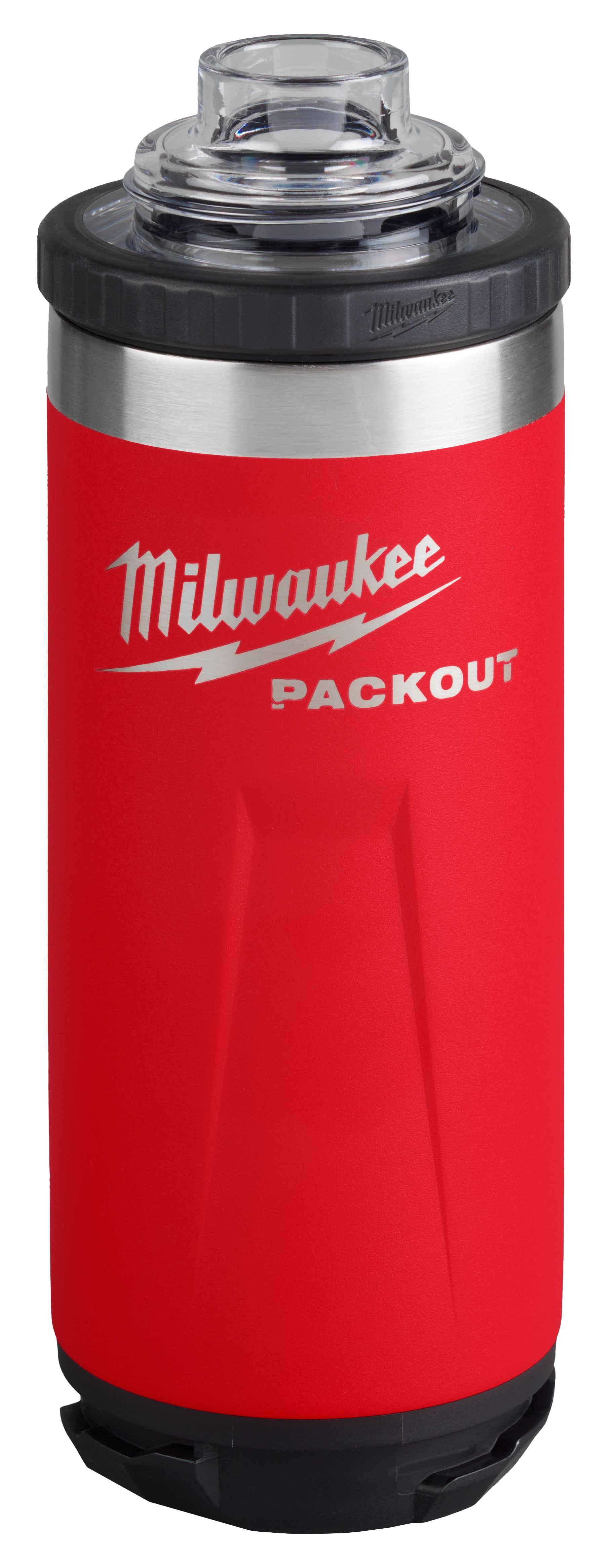 PACKOUT™ 18oz Insulated Bottle with Chug Lid - RED