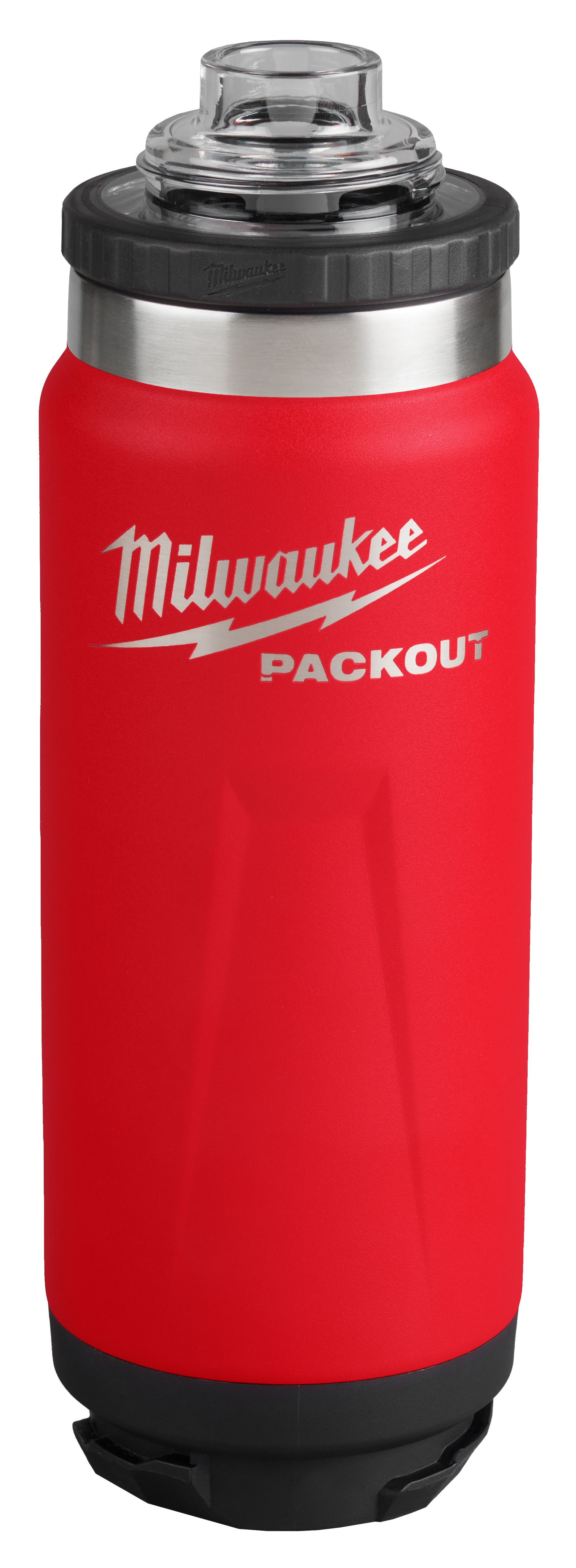 PACKOUT™ 24oz Insulated Bottle with Chug Lid - RED