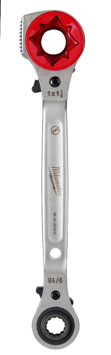 Lineman's 5IN1 Milled Ratcheting Wrench