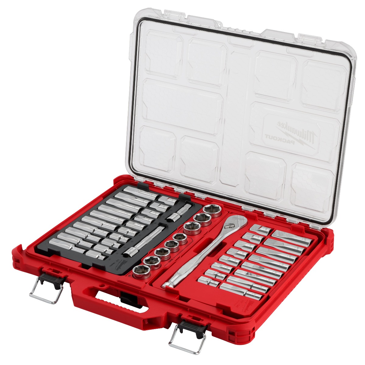 47pc 1/2" Drive Ratchet & Socket Set with PACKOUT™ Low-Profile Organizer