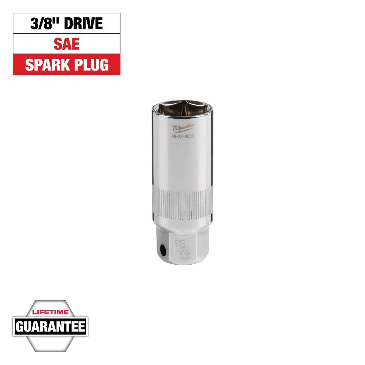 3/8" Drive 13/16" Spark Plug Socket