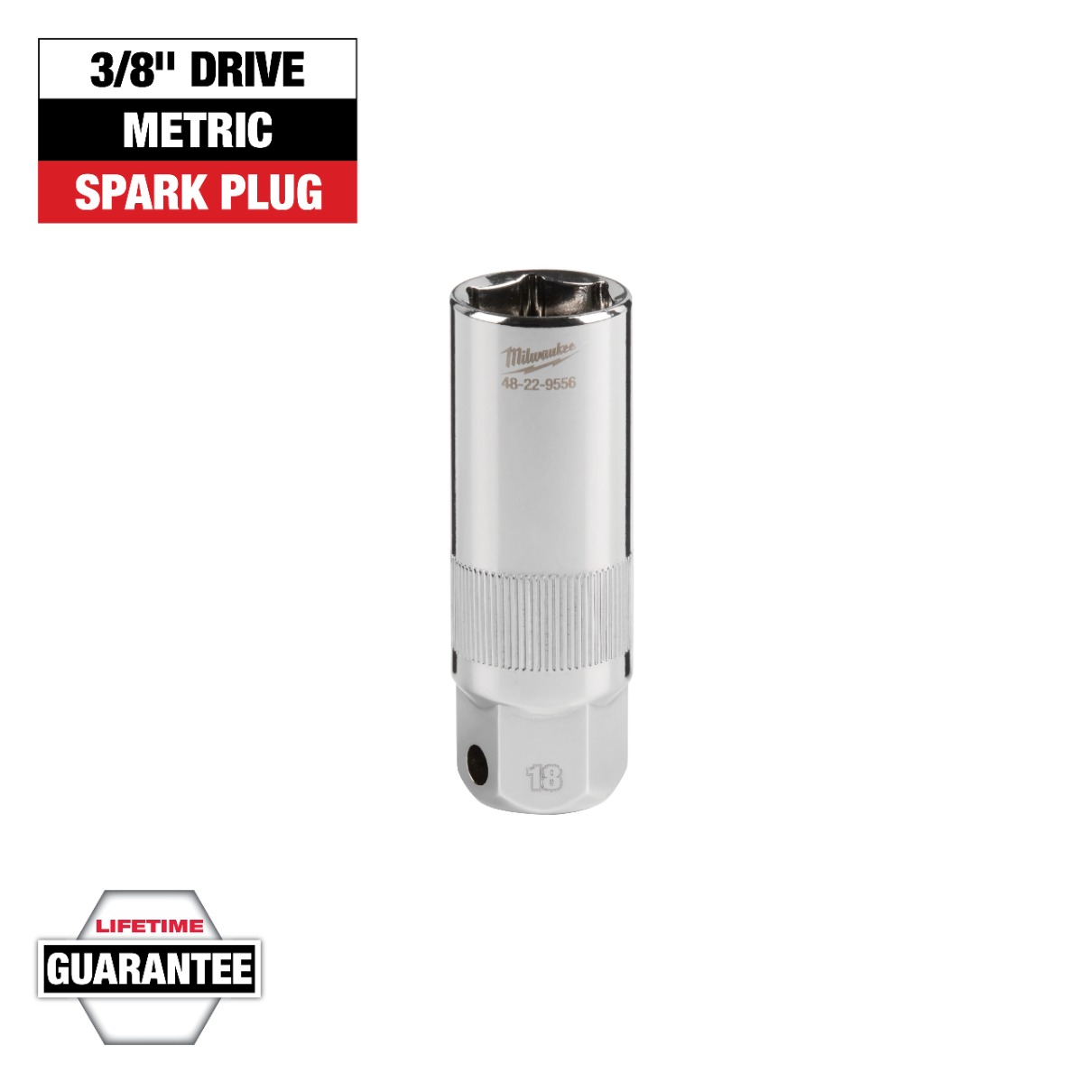 3/8" Drive 18MM Spark Plug Socket