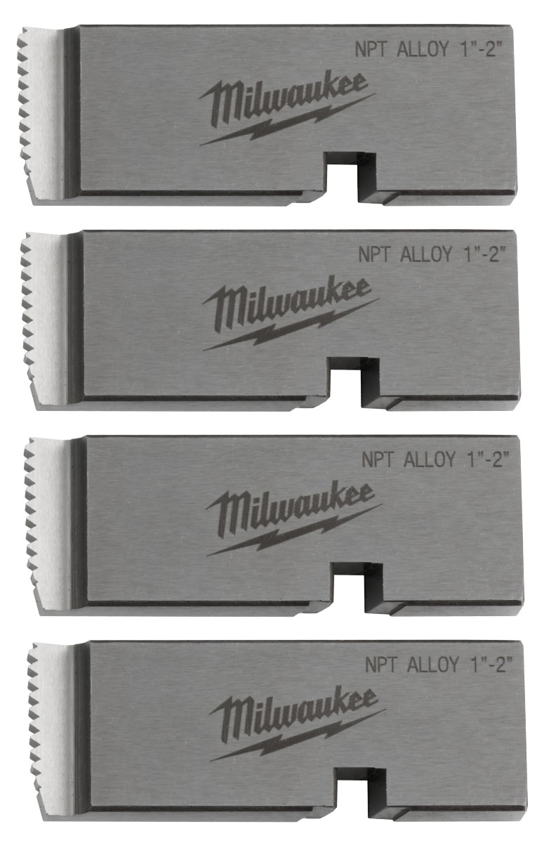 Milwaukee® 1"- 2" ALLOY HIGH SPEED FOR STAINLESS NPT Universal Pipe Threading Dies