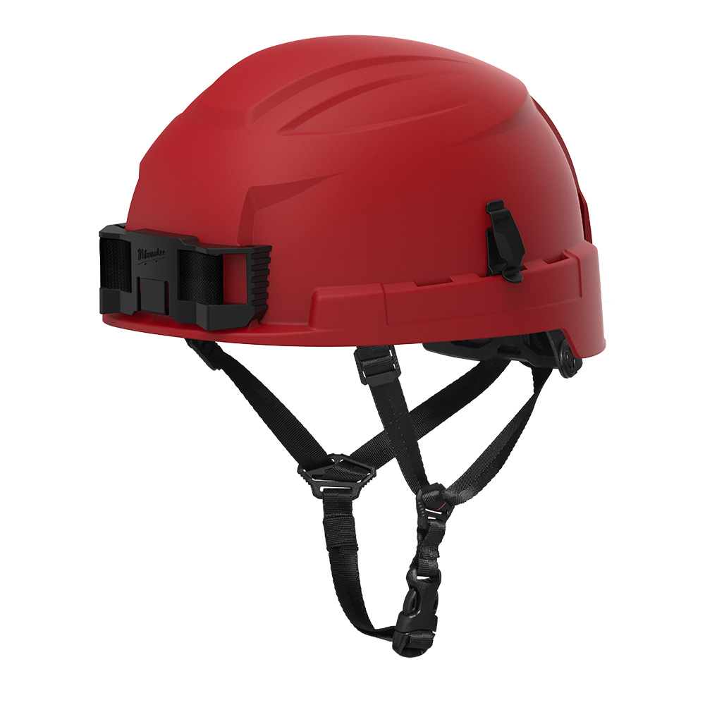 BOLT™ 4PT Red Non-Vented Safety Helmet  - Type 2, Class E