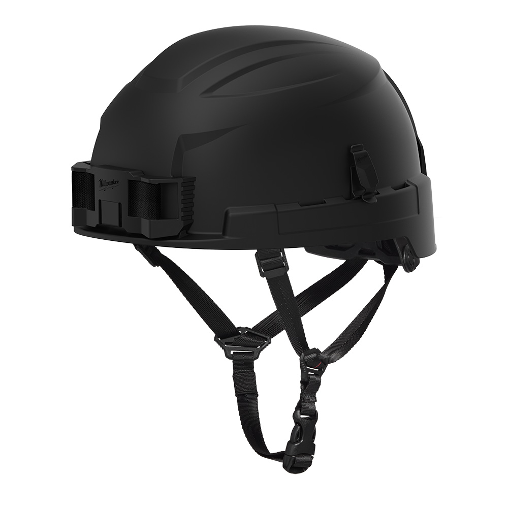 BOLT™ 4PT Black Non-Vented Safety Helmet  - Type 2, Class E