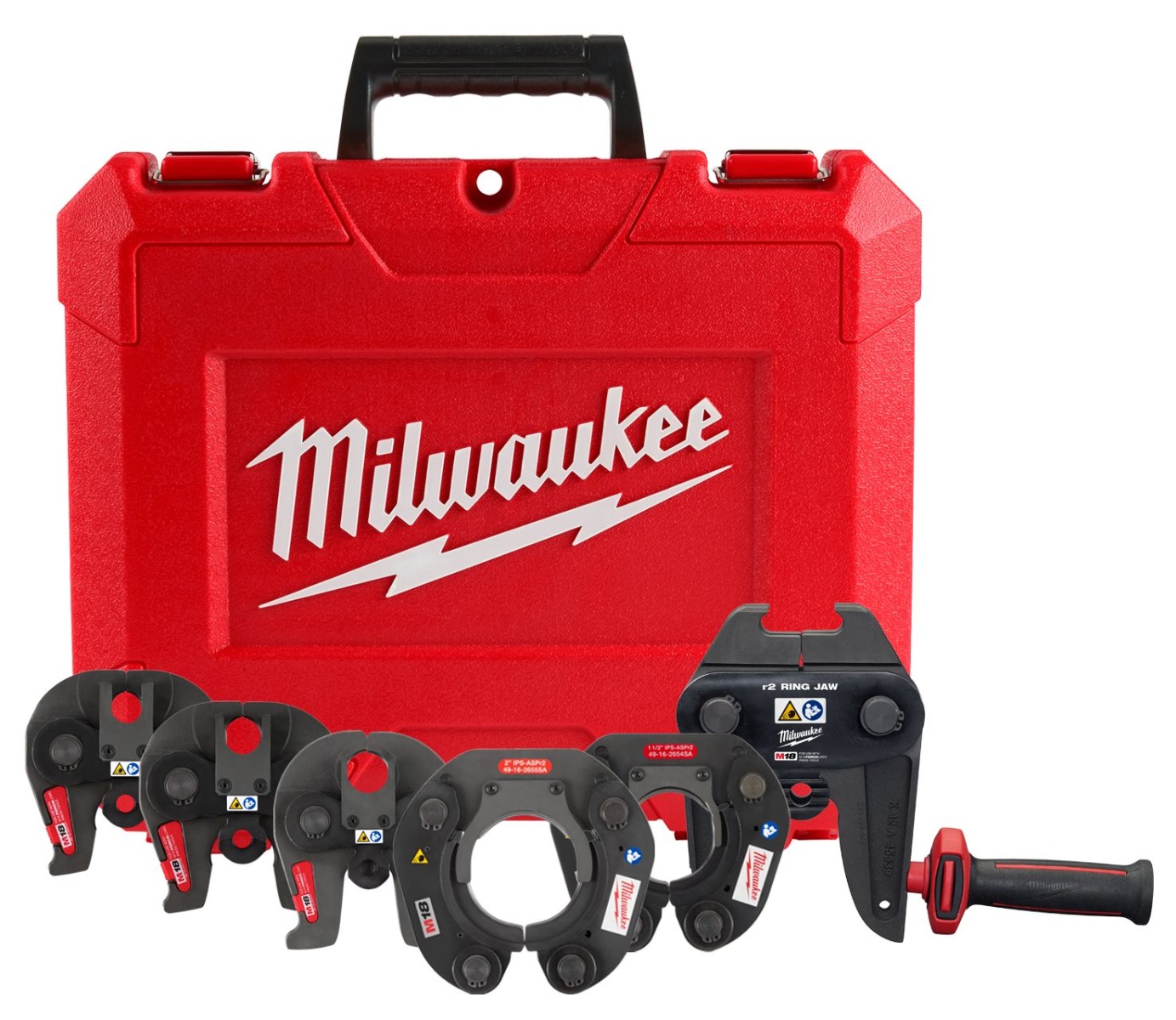½” – 2” IPS-ASP Press Jaw & Ring Kit for M18™ FORCE LOGIC™ Long Throw Press Tool