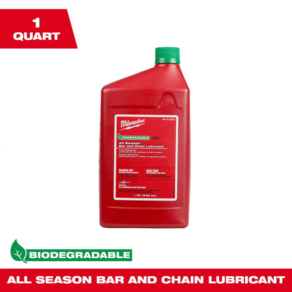 1 Quart Biodegradable All Season Bar and Chain Lubricant