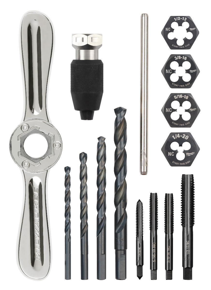 *Pre-Order* 15PC SAE Tap and Die Set with Hex-LOK™ 2-in-1 Handle