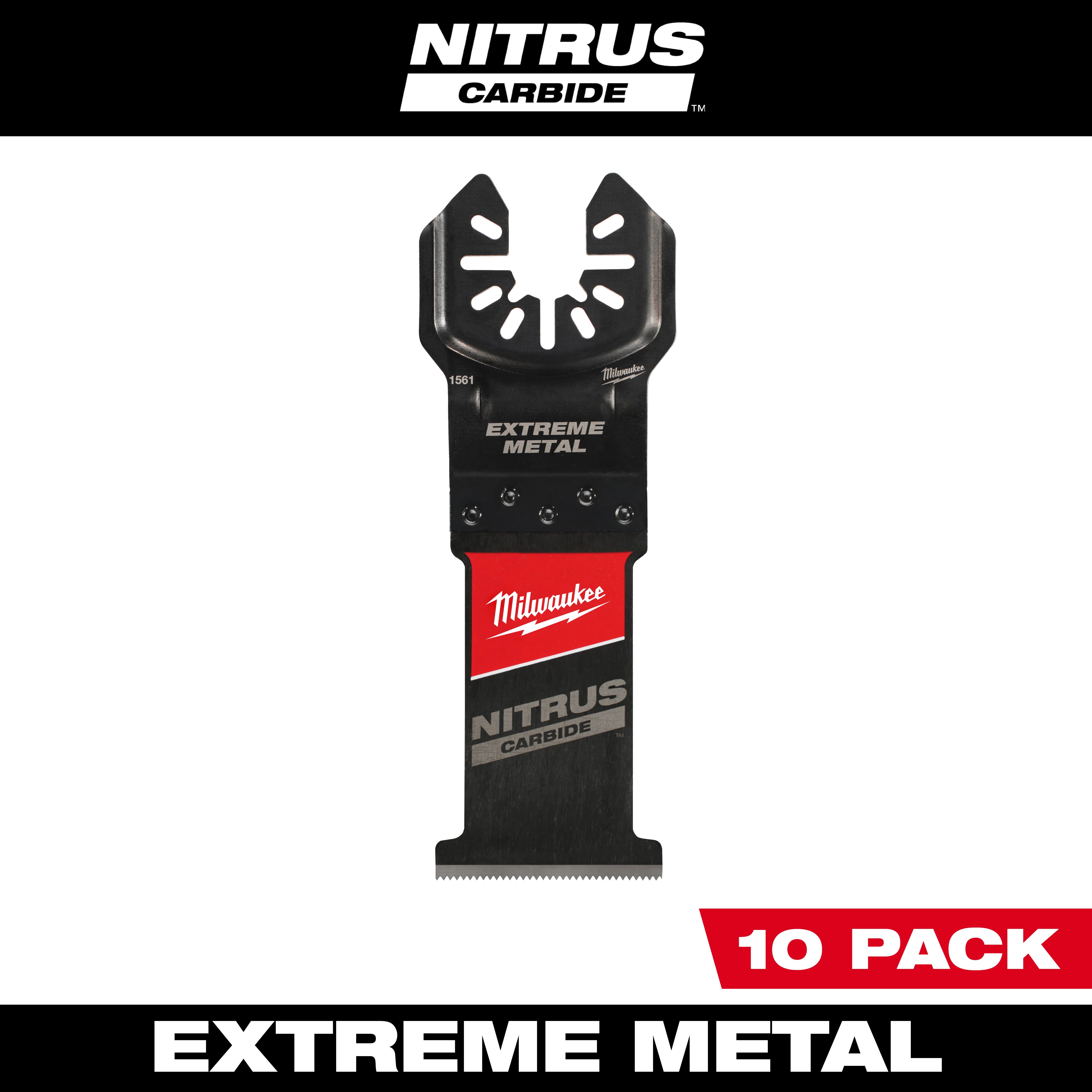NITRUS CARBIDE™ Extreme Metal Universal Fit OPEN-LOK™ Multi-Tool Blade