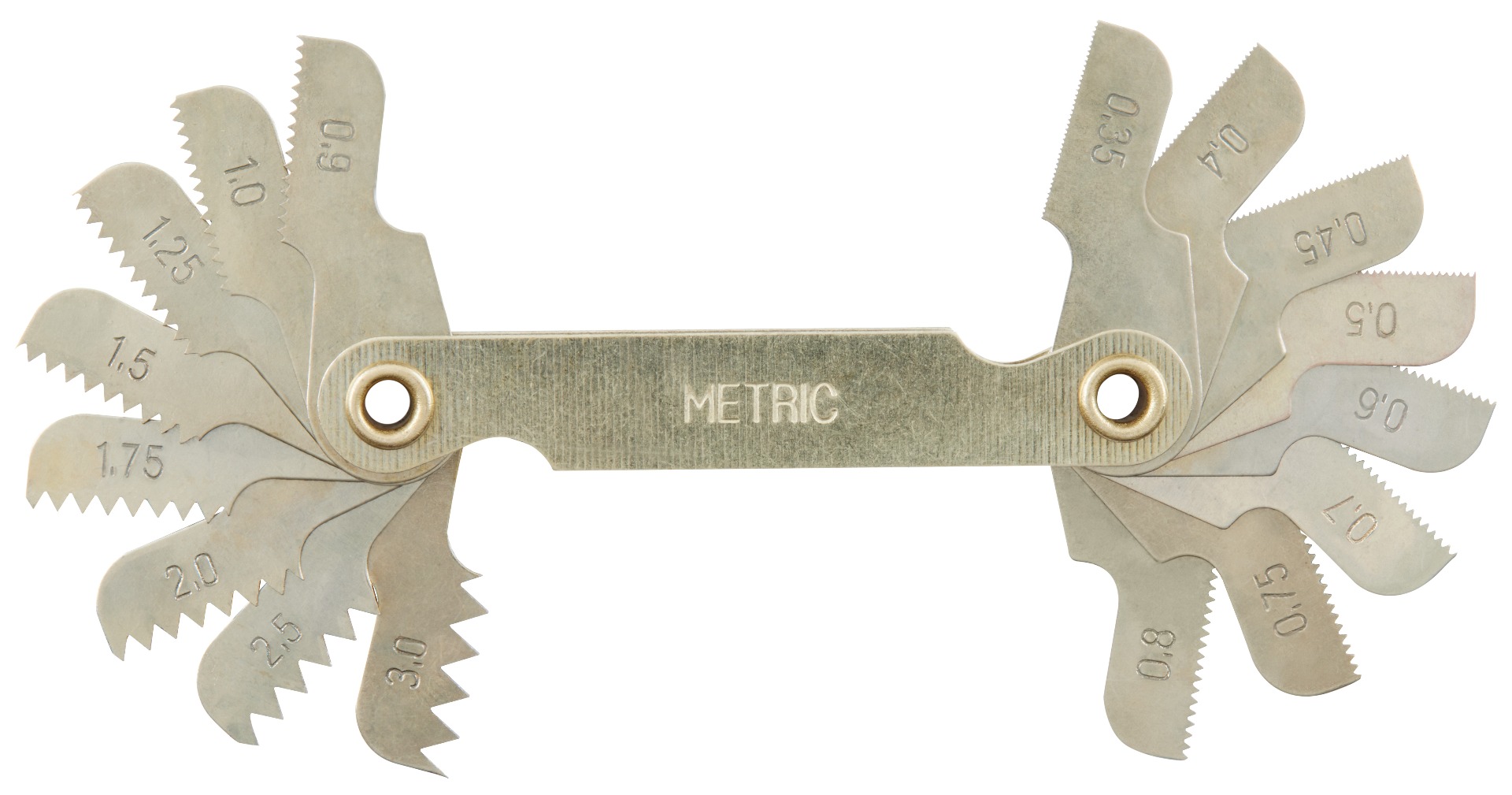 *Pre-Order*  0.35-3.00 mm Metric Thread Pitch Gauge