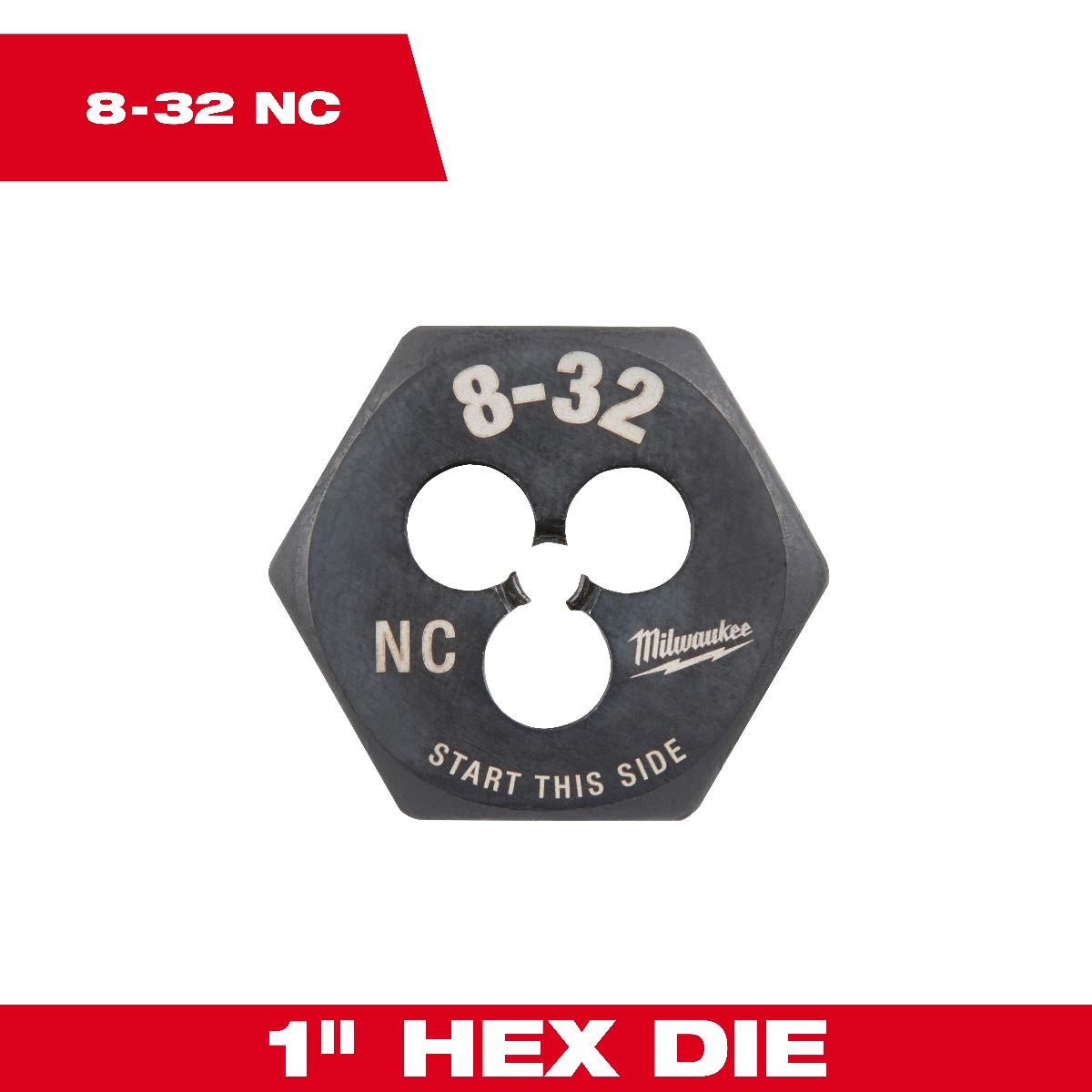 *Pre-Order*  8-32 NC 1-Inch Hex Threading Die