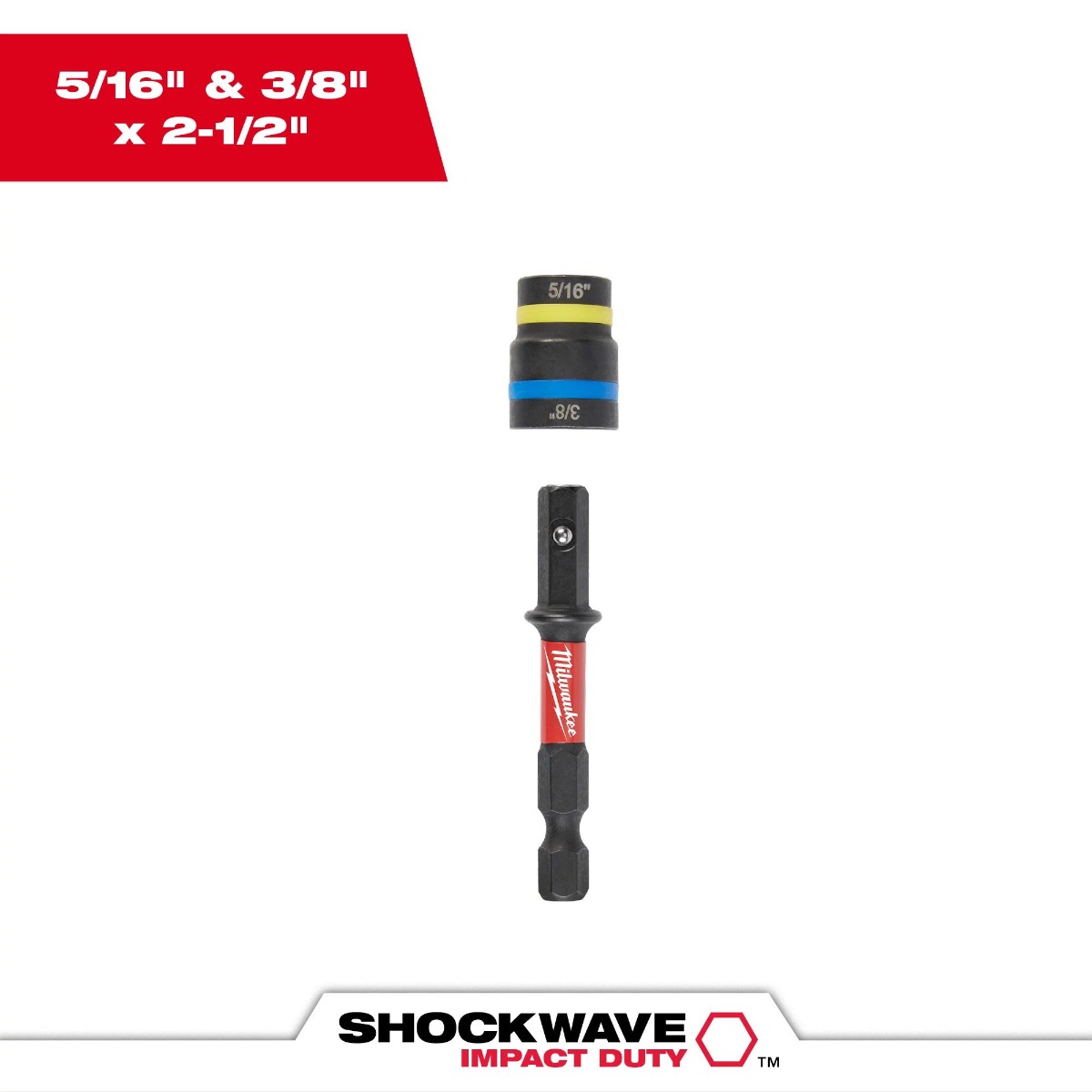 SHOCKWAVE Impact Duty™ QUIK-CLEAR™ 2-in-1 Magnetic Nut Drivers