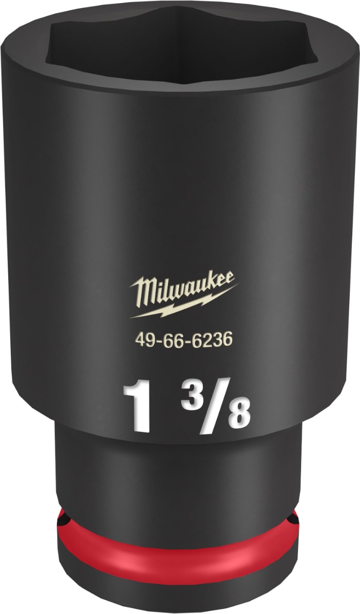 SHOCKWAVE Impact Duty™ 1/2" Drive 6 Point Sockets 1-3/8" - Deep - SAE