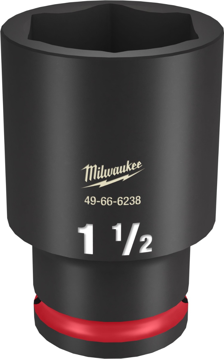 SHOCKWAVE Impact Duty™ 1/2" Drive 6 Point Sockets 1-1/2" - Deep - SAE