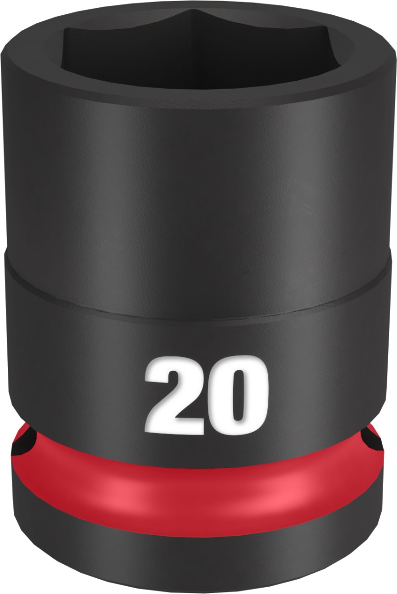 SHOCKWAVE Impact Duty™ 1/2" Drive 6 Point Sockets 20mm - Standard - Metric