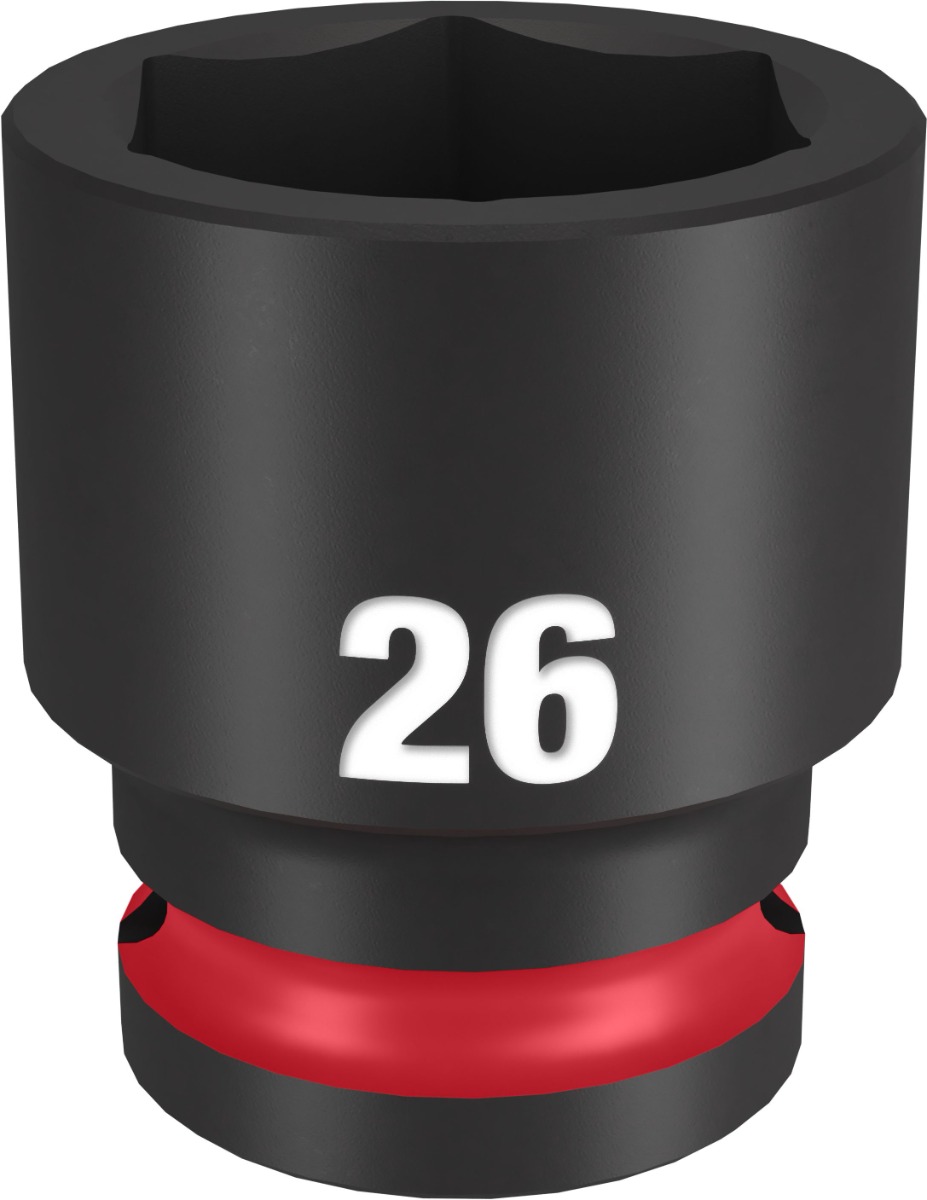 SHOCKWAVE Impact Duty™ 1/2" Drive 6 Point Sockets 26mm - Standard - Metric
