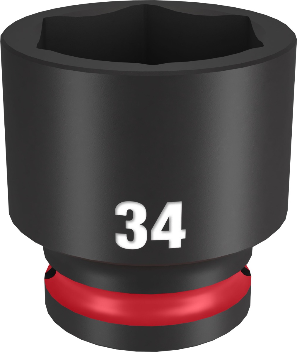 SHOCKWAVE Impact Duty™ 1/2" Drive 6 Point Sockets 34mm - Standard - Metric